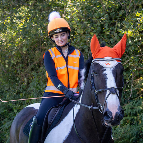 Woof Wear Children's Hi Vis Riding Vest #colour_orange