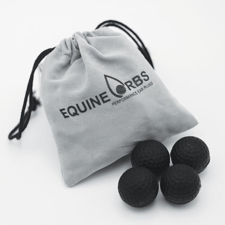 Equine Orbs Performance Ear Plugs #colour_black