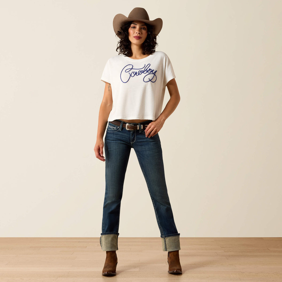 Ariat Women's Mid Rise Icon Straight Leg Jeans