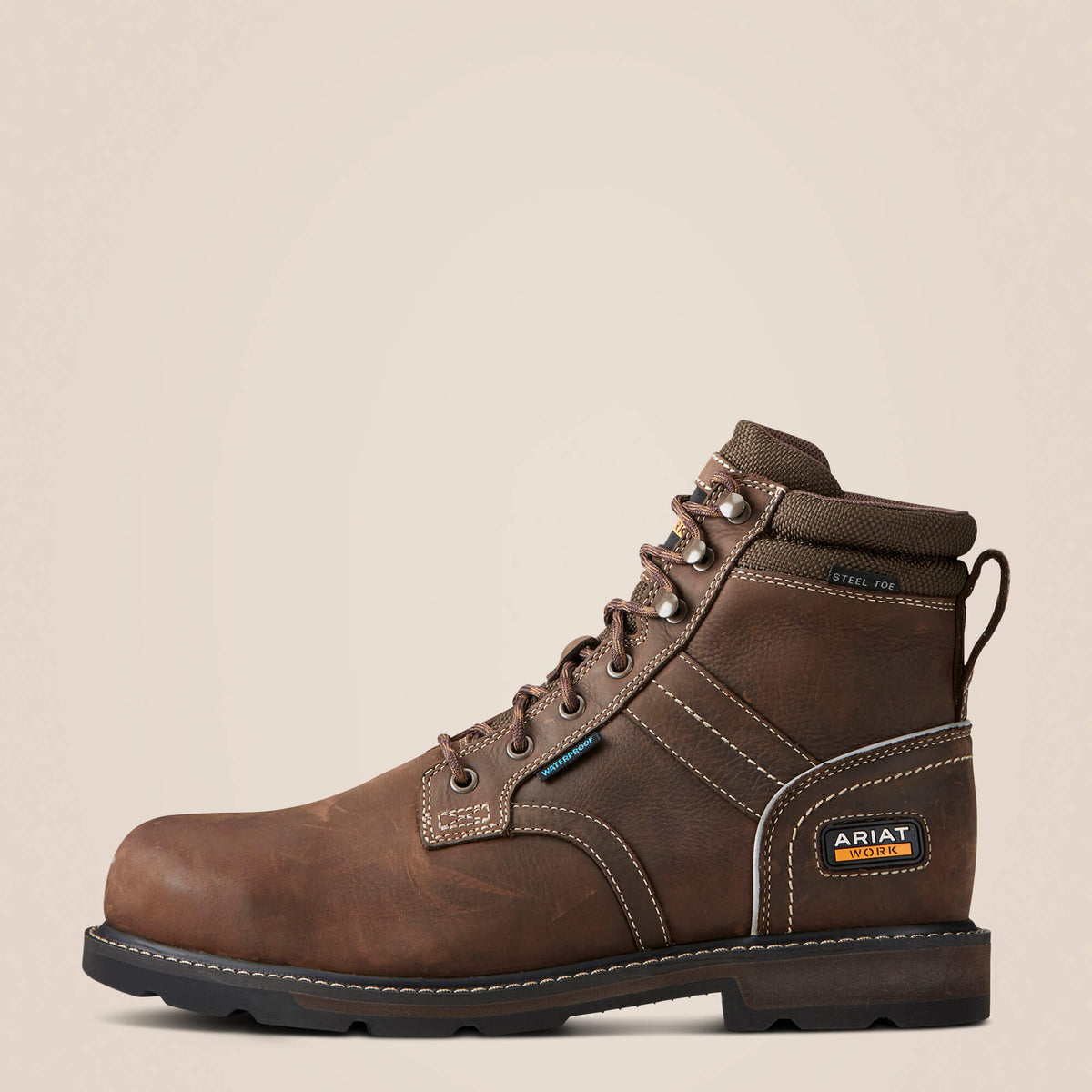 Ariat Men's Groundbreaker 6" Waterproof Steel Toe Work Boot