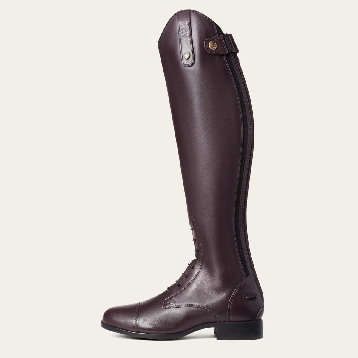 Ariat Women's Heritage Contour II Field Zip Tall Riding Boot - Black - Sienna