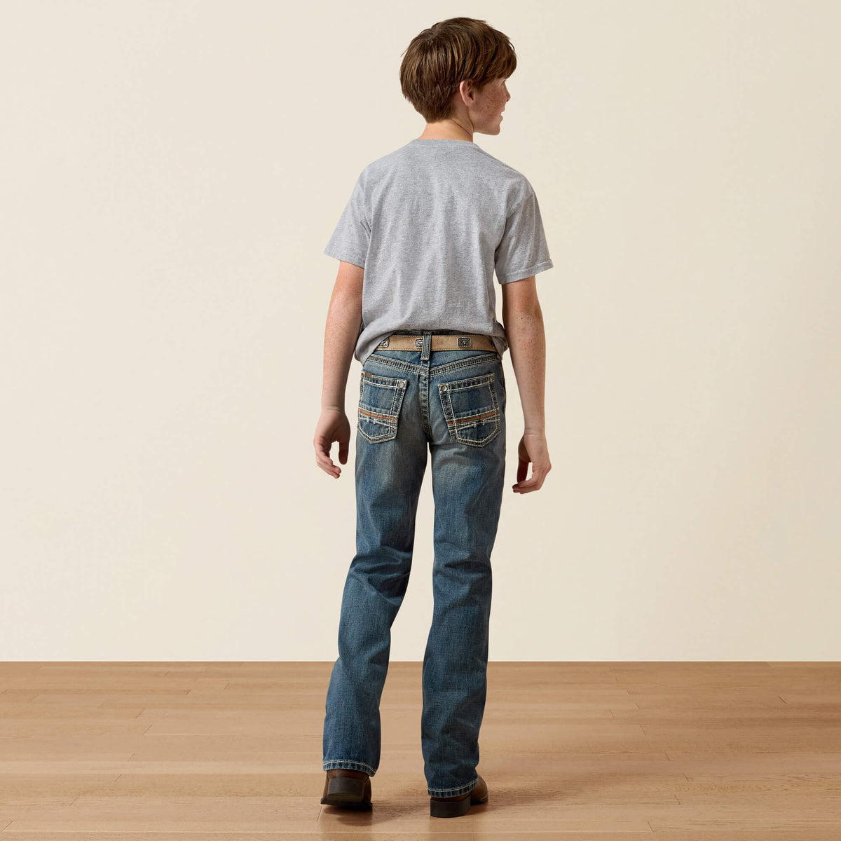 Ariat Kids' B4 Relaxed Coltrane Boot Cut Jean