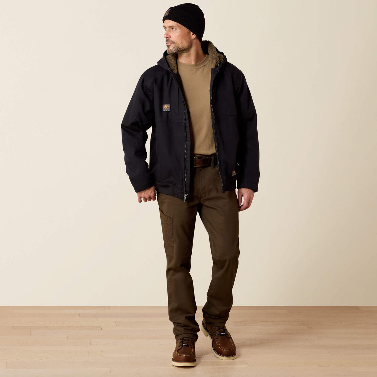 Ariat Men's Rebar DuraCanvas Jacket - Wren - Black