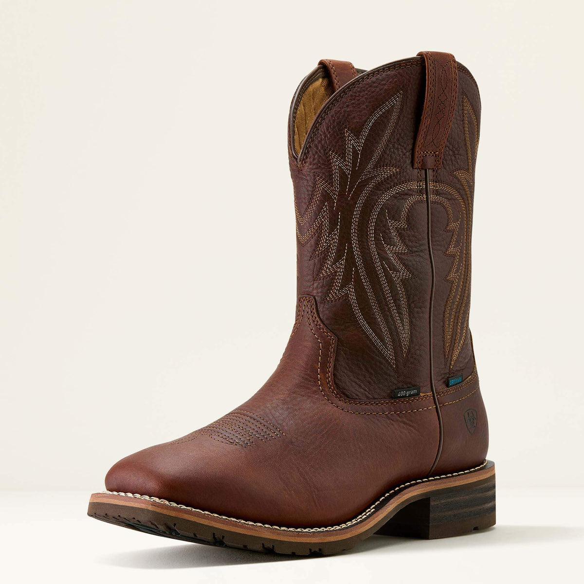 Ariat Men's Hybrid Rancher Waterproof Insulated Wide Square Toe Cowboy Boot