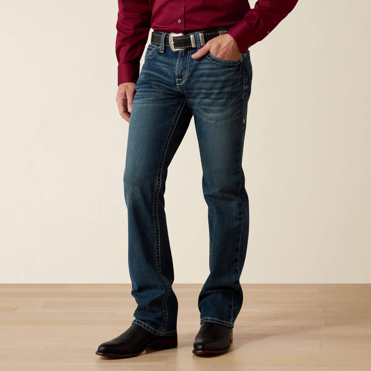 Ariat Men's M7 Rocker Stretch Coltrane Stackable Straight Leg Jean