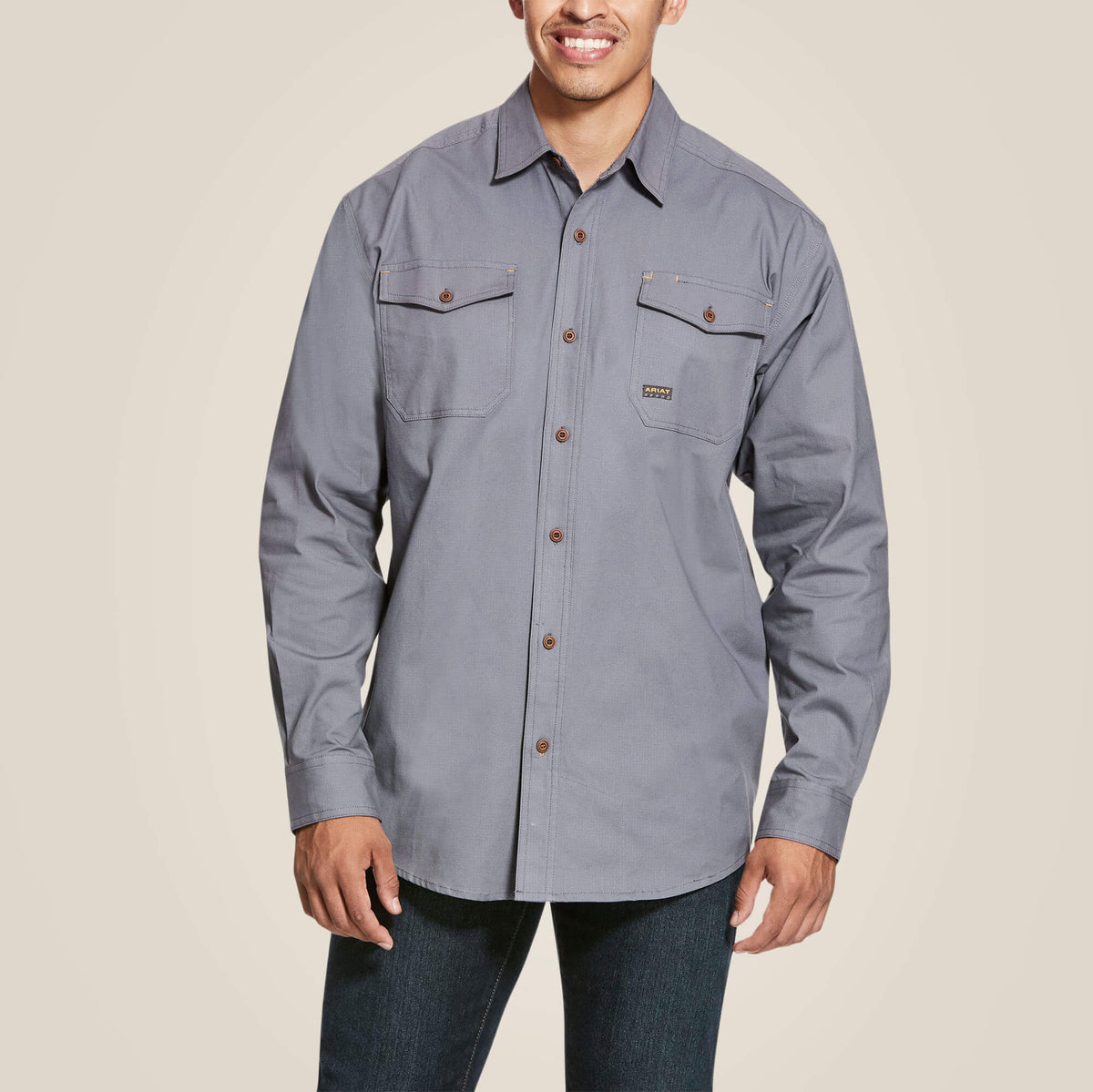 Ariat Men's Rebar Made Tough DuraStretch Work Shirt