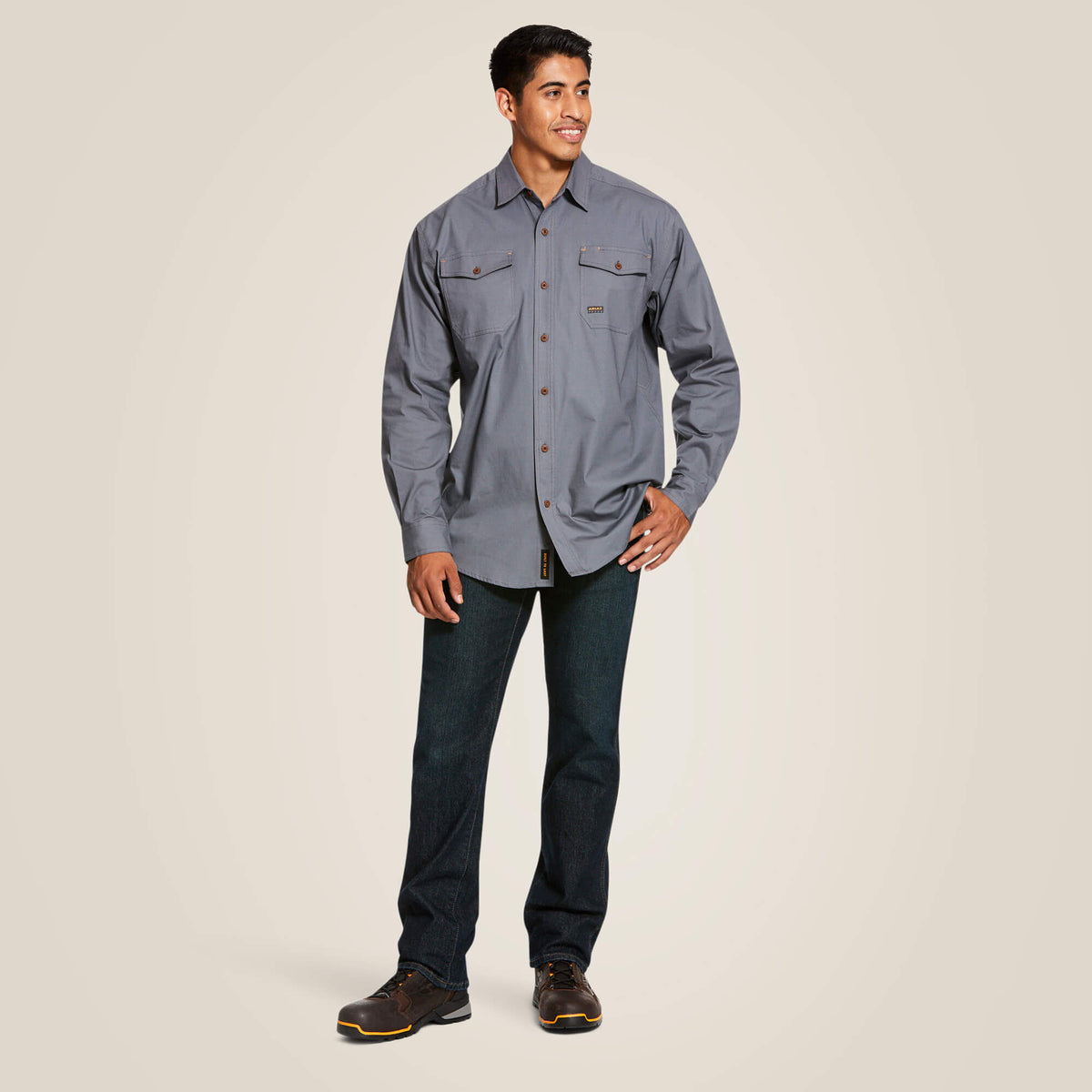 Ariat Men's Rebar Made Tough DuraStretch Work Shirt
