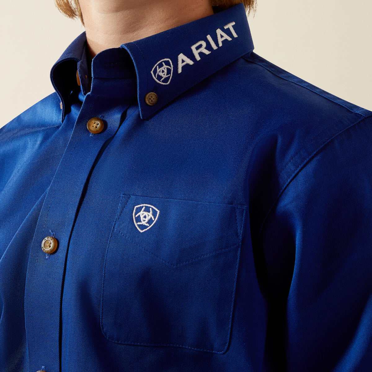 Ariat Kids' Team Logo Twill Classic Fit Shirt