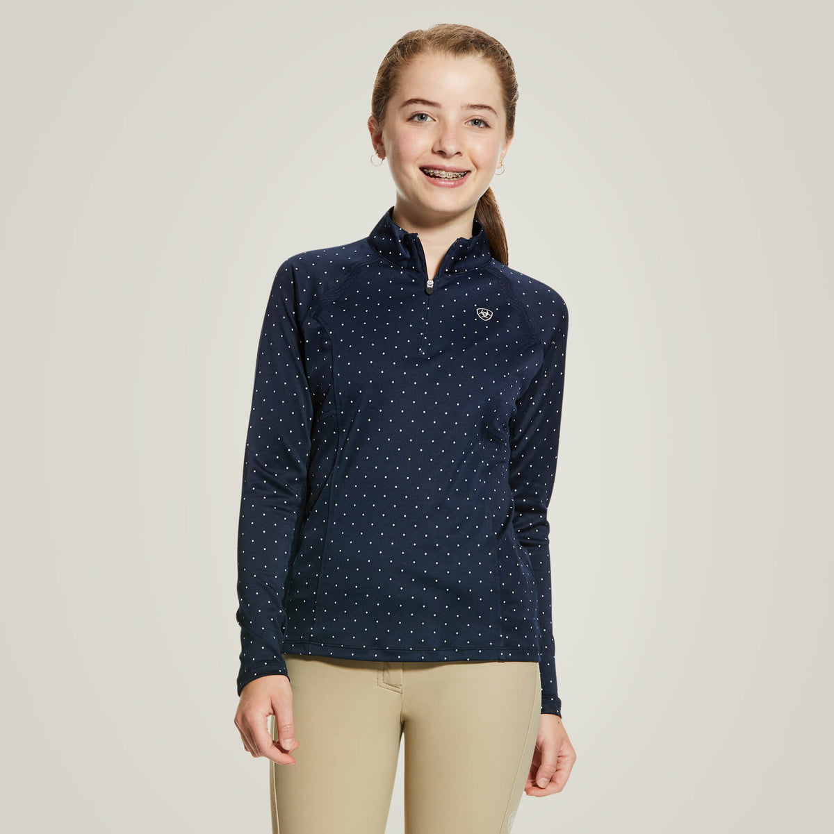Ariat Kids' Sunstopper 2.0 1/4 Zip Baselayer