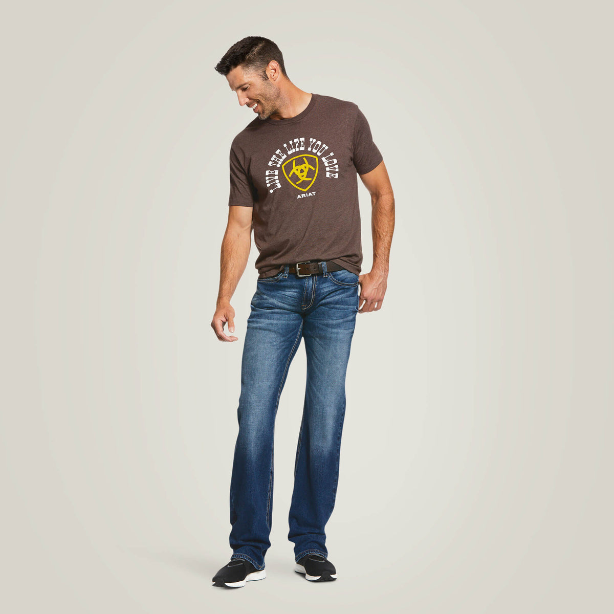 Ariat Men's M7 Rocker Stretch Nassau Stackable Straight Leg Jean