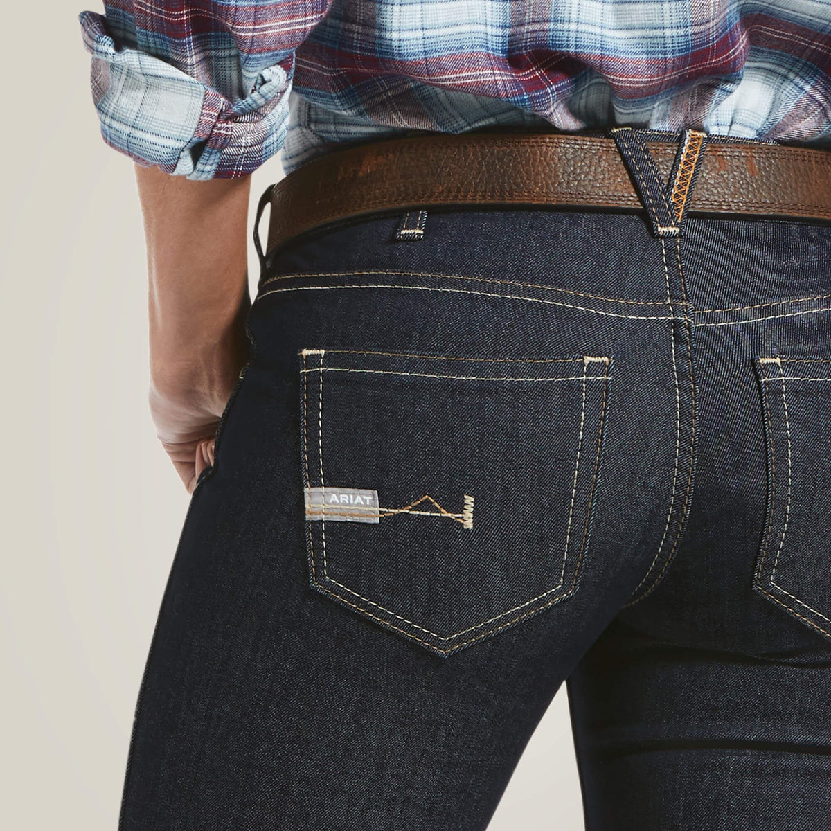Ariat Women's Rebar DuraStretch Raven Straight Leg Jean