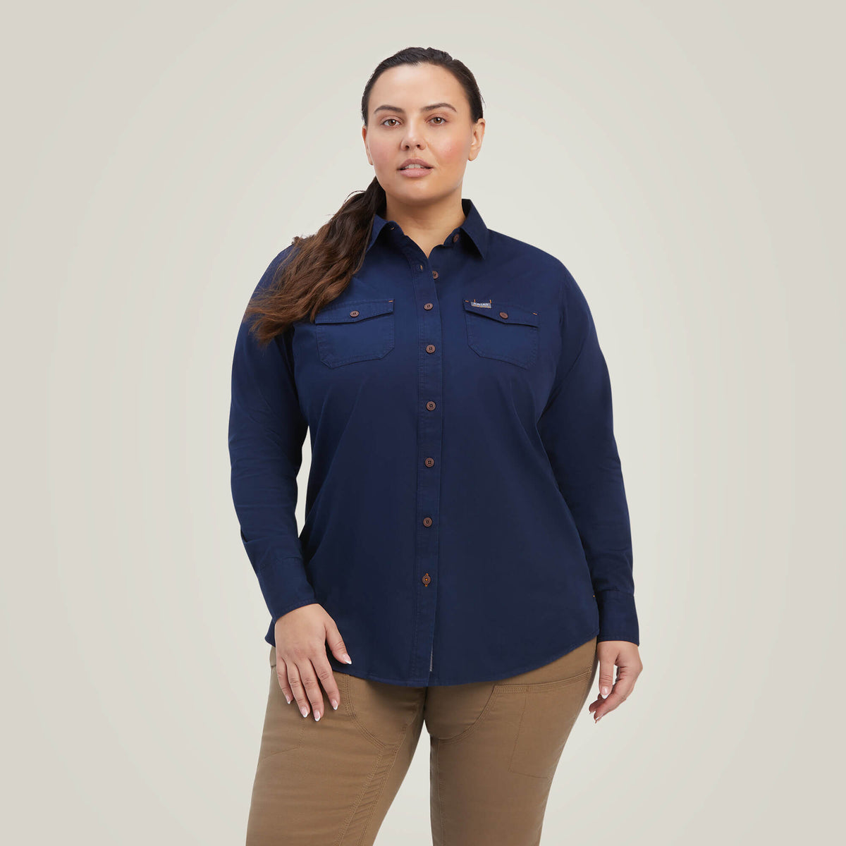 Ariat Women's Rebar Washed Twill Work Shirt