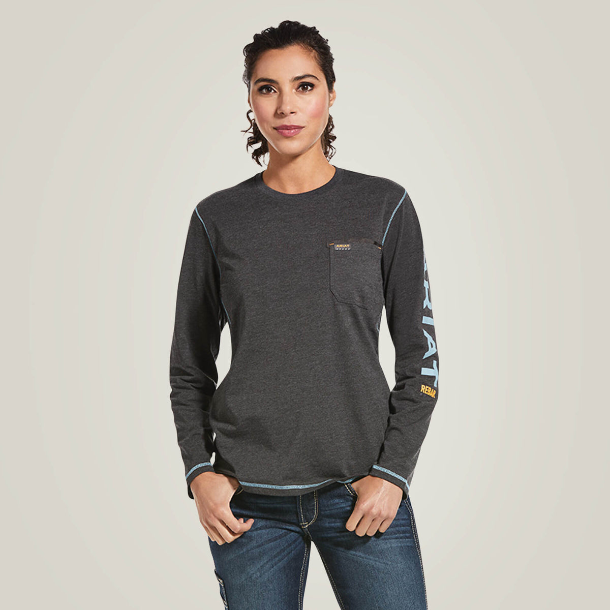 Ariat Women's Rebar Workman Logo T-Shirt