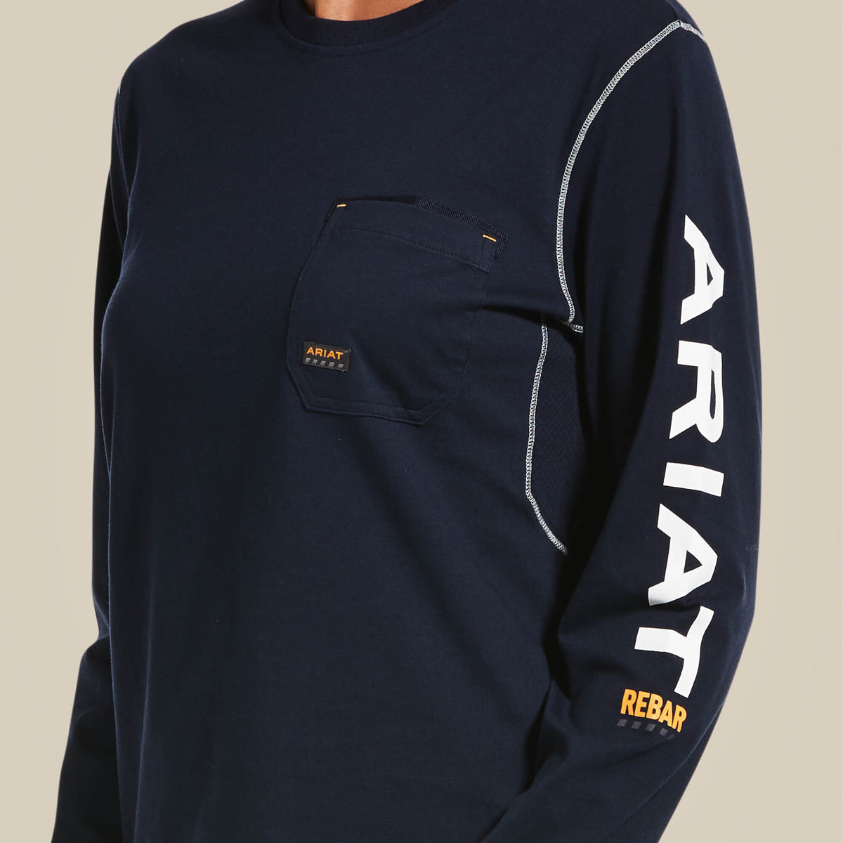 Ariat Women's Rebar Workman Logo T-Shirt