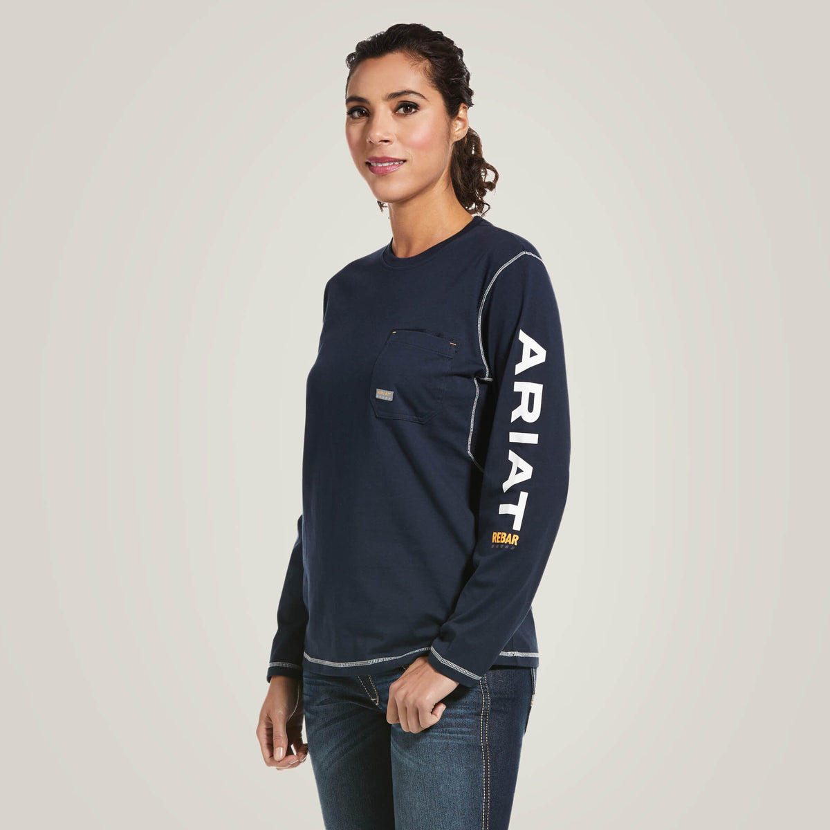 Ariat Women's Rebar Workman Logo T-Shirt