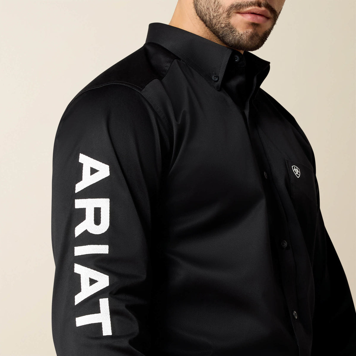 Ariat Men's Team Logo Twill Fitted Shirt