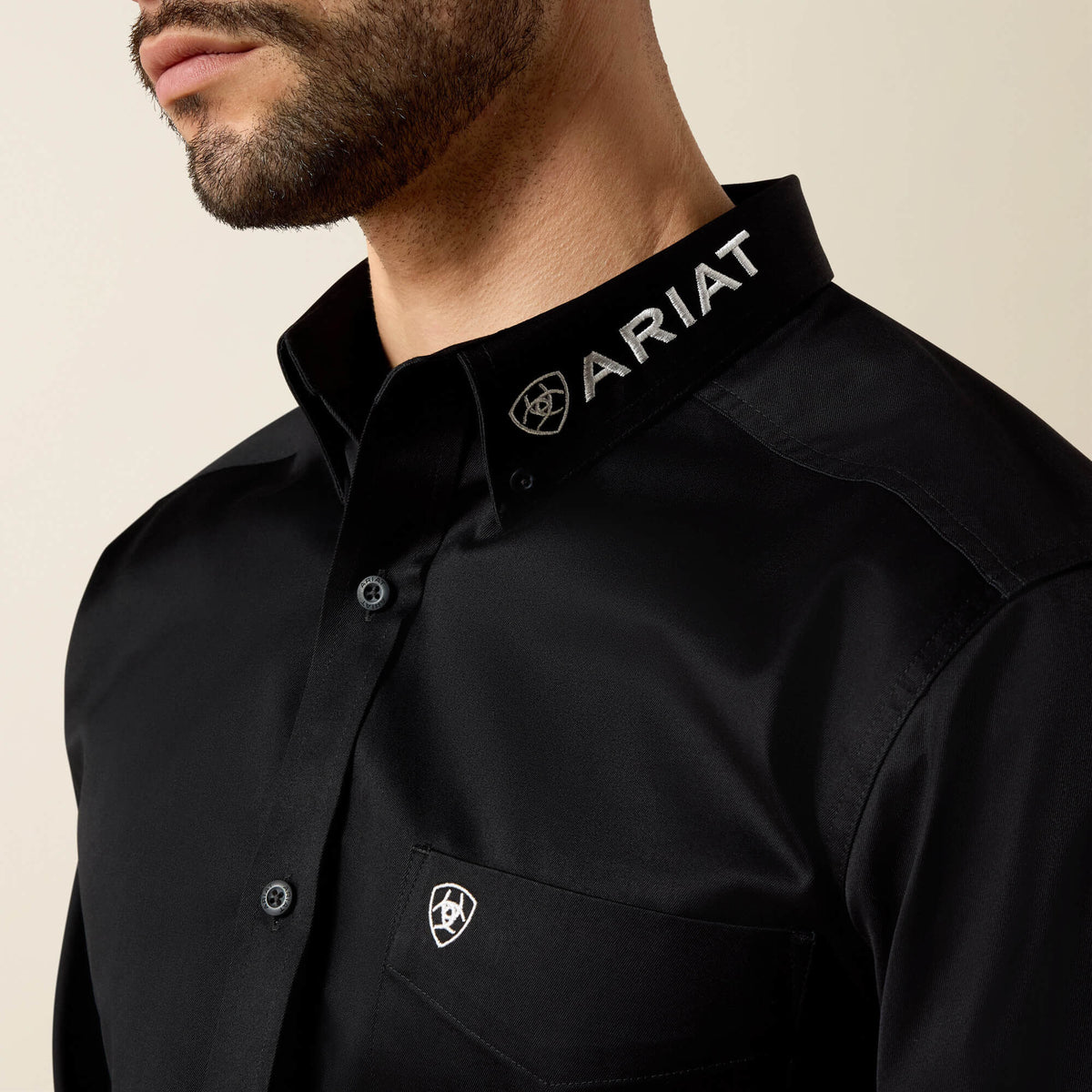 Ariat Men's Team Logo Twill Fitted Shirt
