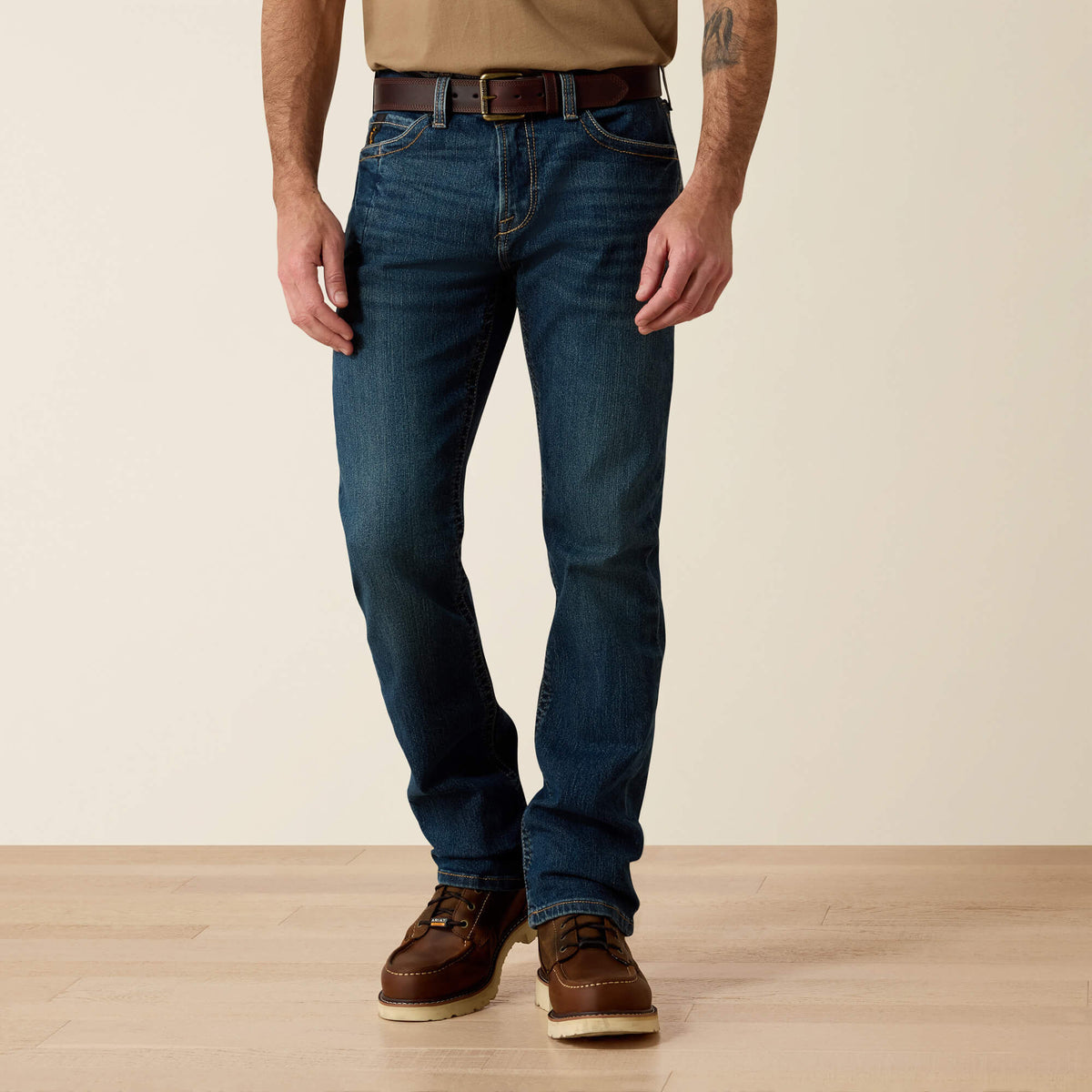 Ariat Men's Rebar M7 Slim DuraStretch Edge Stackable Straight Leg Jean