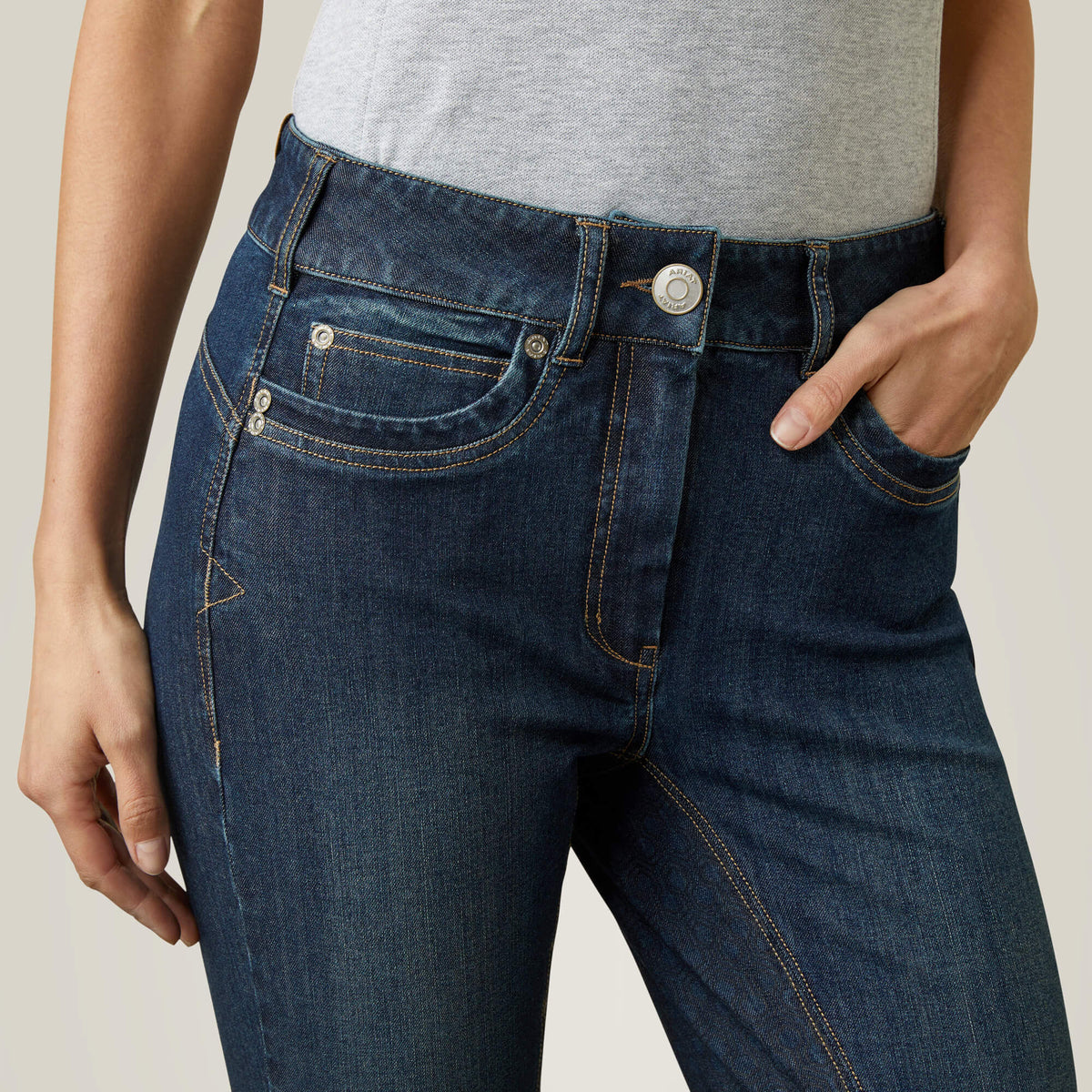 Ariat Women's Halo Denim Full Seat Breech