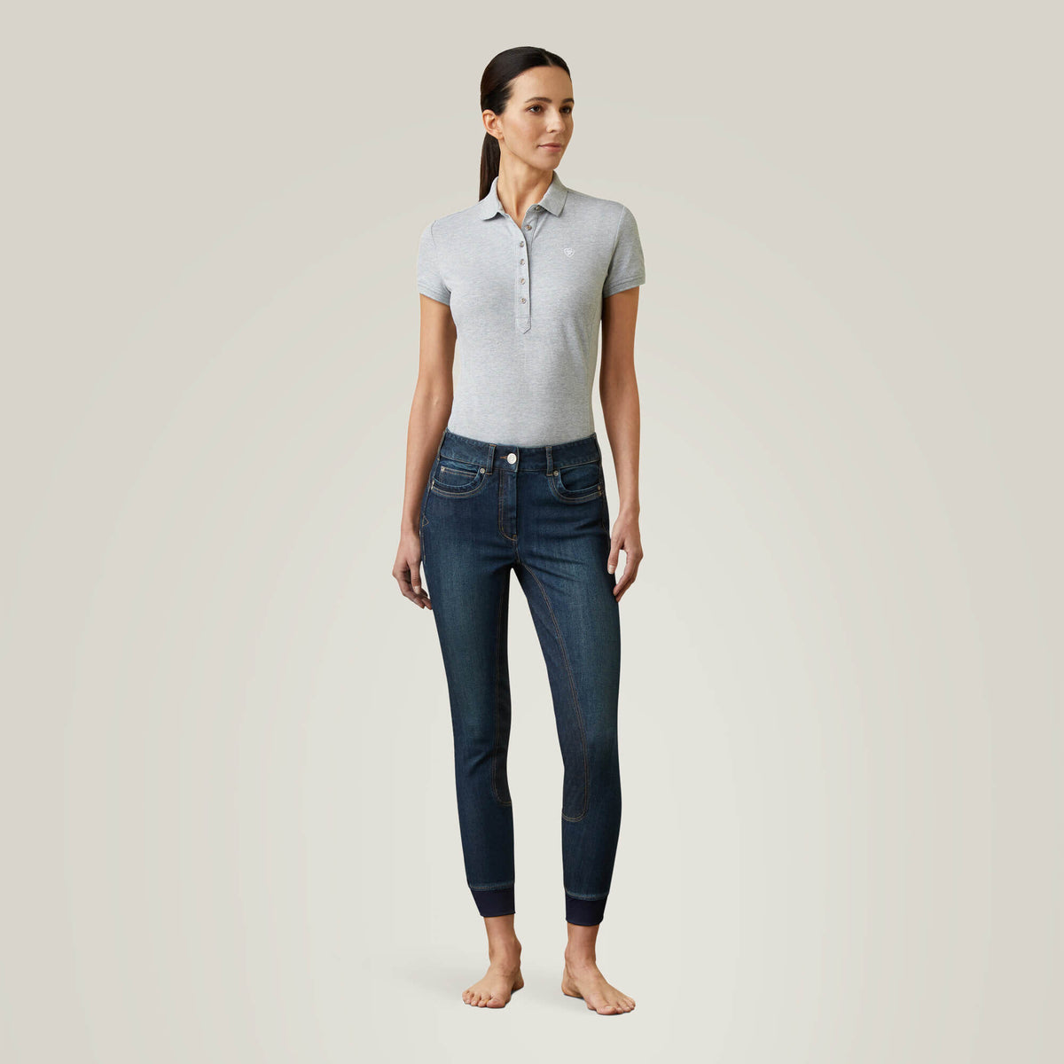 Ariat Women's Halo Denim Full Seat Breech