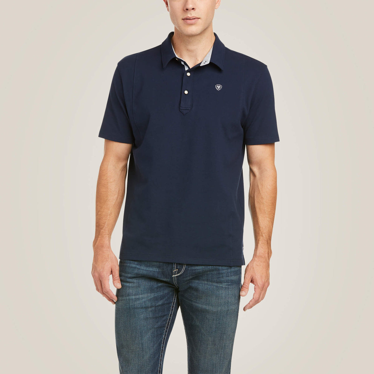 Ariat Men's Medal Button Polo