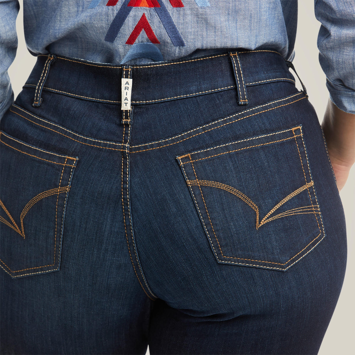 Ariat Women's R.E.A.L. Mid Rise Arrow Fit Jocelyn Boot Cut Jean