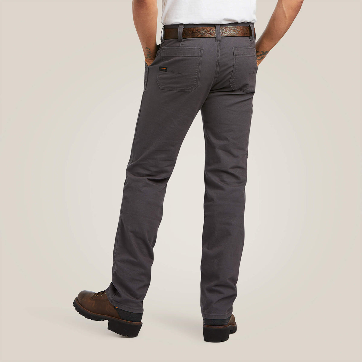 Ariat Men's Rebar M7 Slim DuraStretch Made Tough Double Front Straight Pant