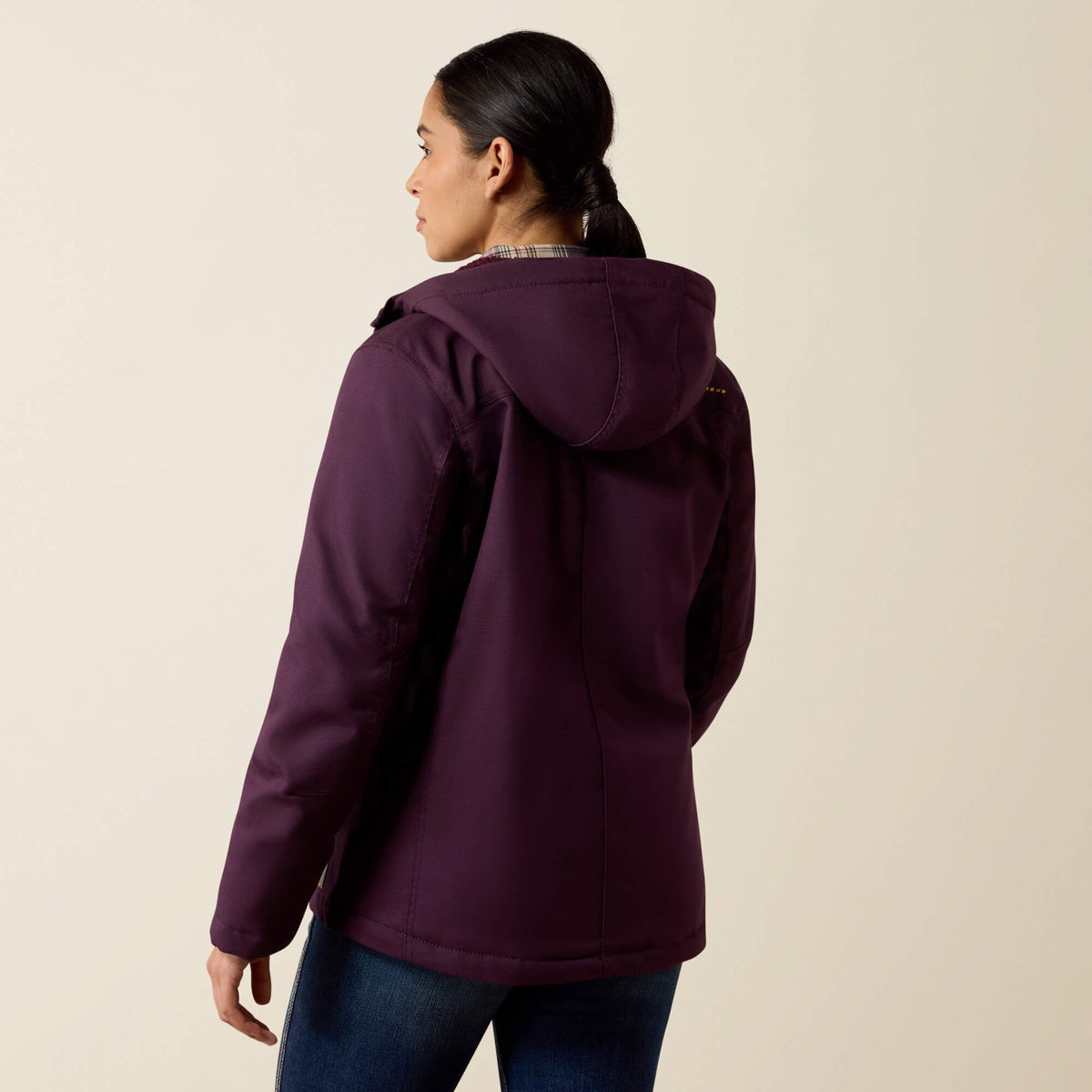 Ariat Women's Rebar DuraCanvas Insulated Jacket - Wren - Plum Perfect