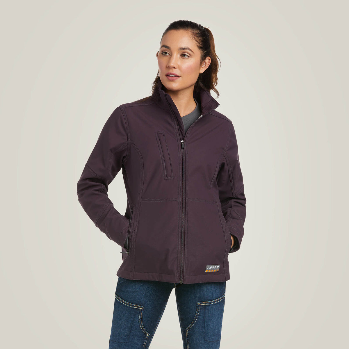 Ariat Women's Rebar Stretch Canvas Softshell Jacket