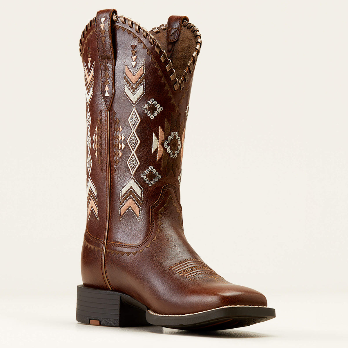Ariat Women's Round Up Skyler Wide Square Toe Western Boot