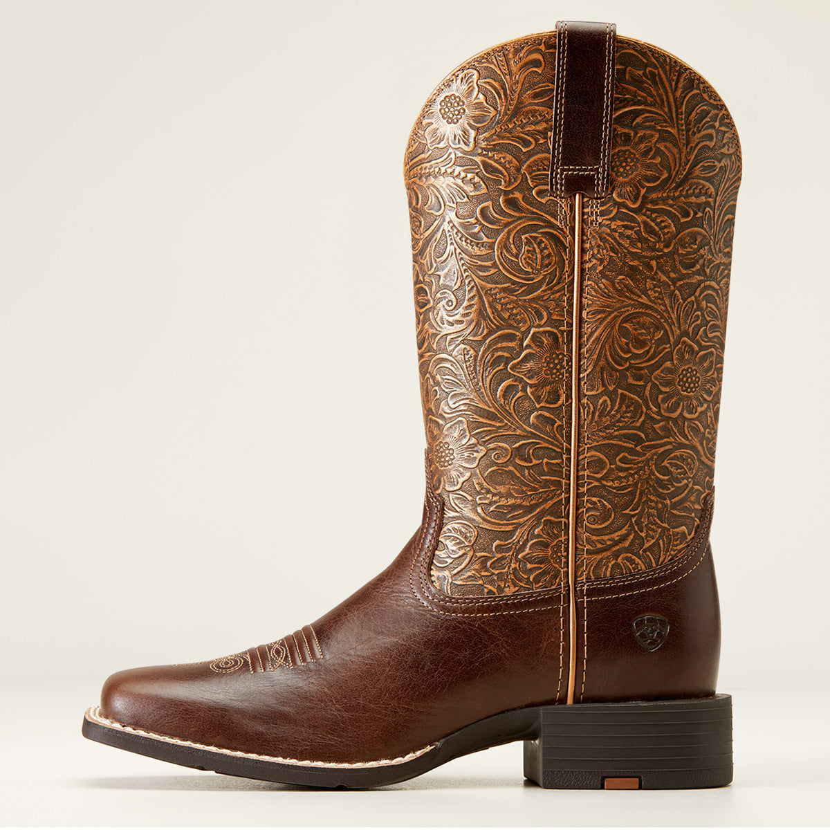 Ariat Women's Round Up Wide Square Toe Western Boot