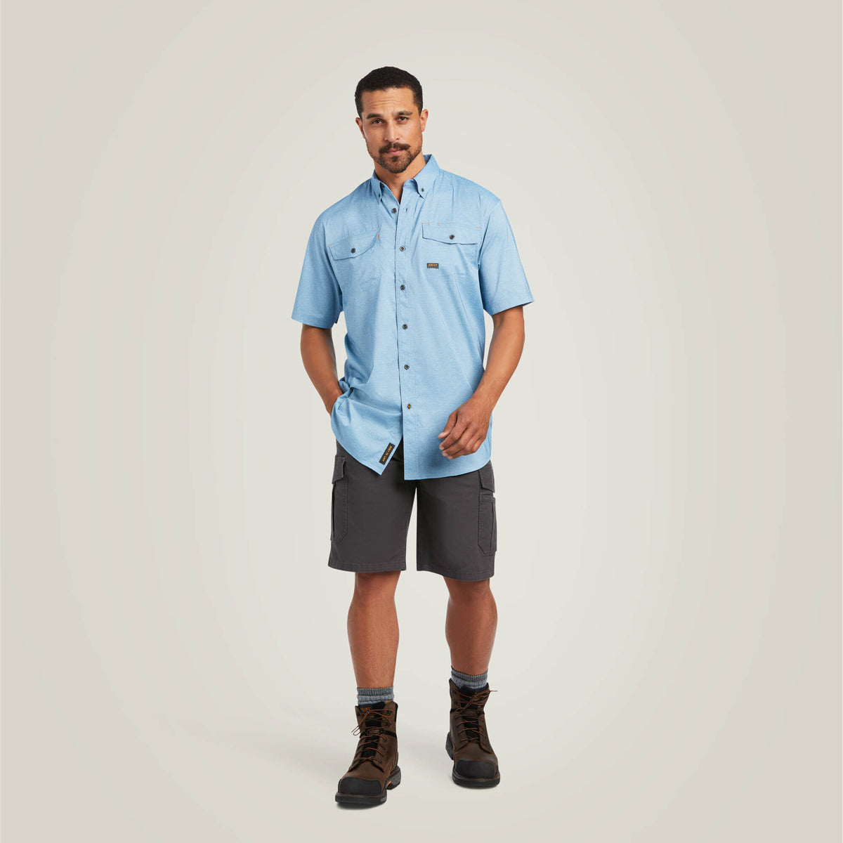 Ariat Men's Rebar Made Tough VentTEK DuraStretch Work Shirt
