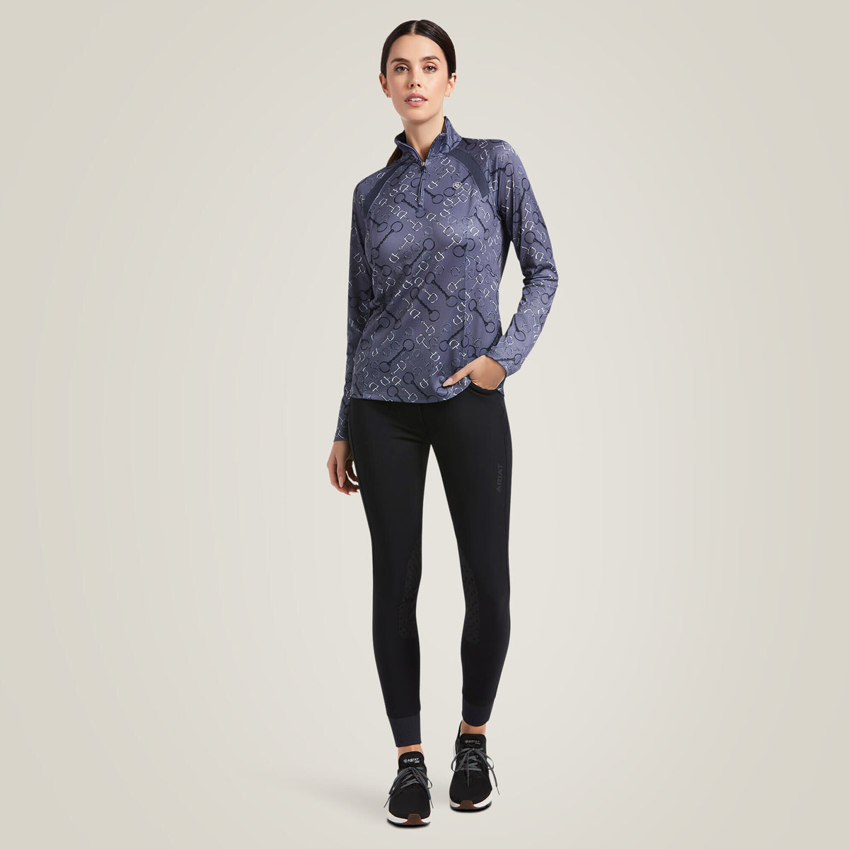 Ariat Women's Sunstopper 2.0 1/4 Zip Baselayer