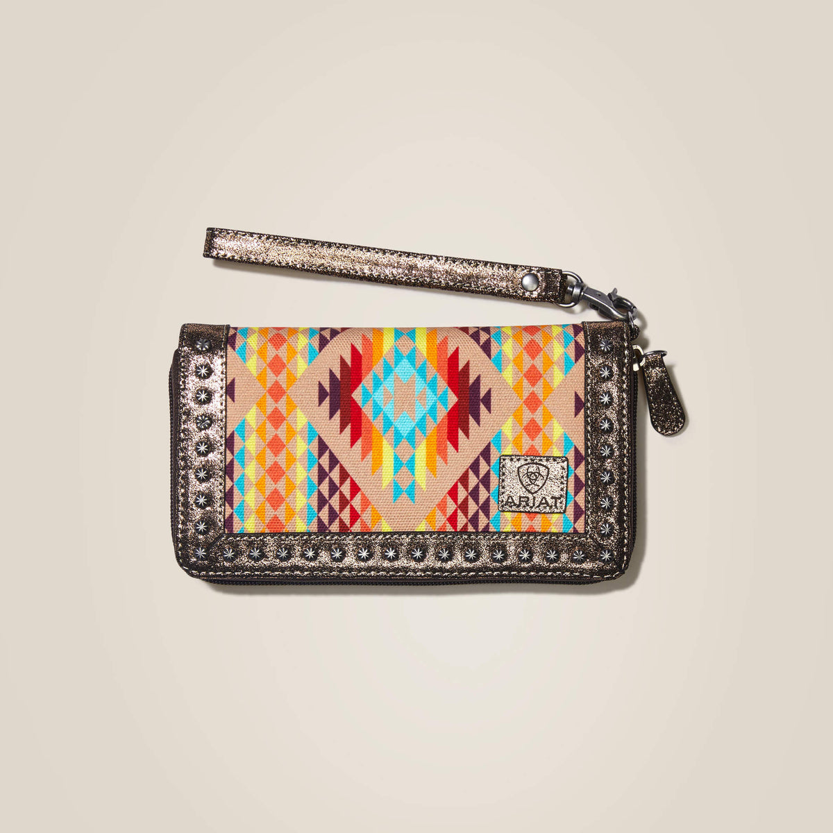 Ariat Women's Clutch Wallet Diamond Stripe