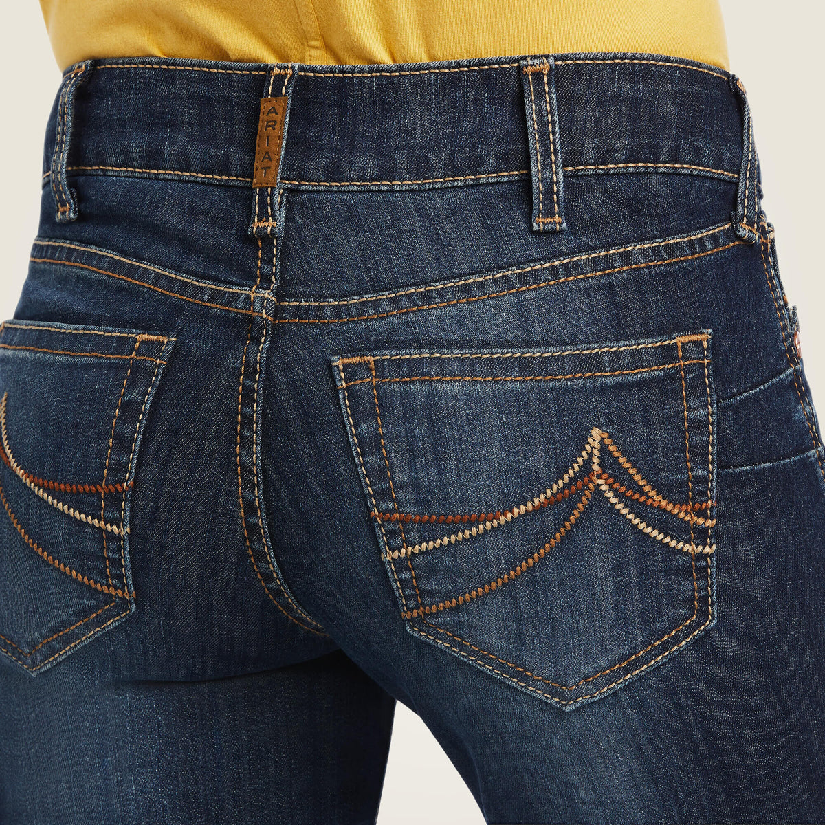 Ariat Women's R.E.A.L. Mid Rise Octavia Straight Jean
