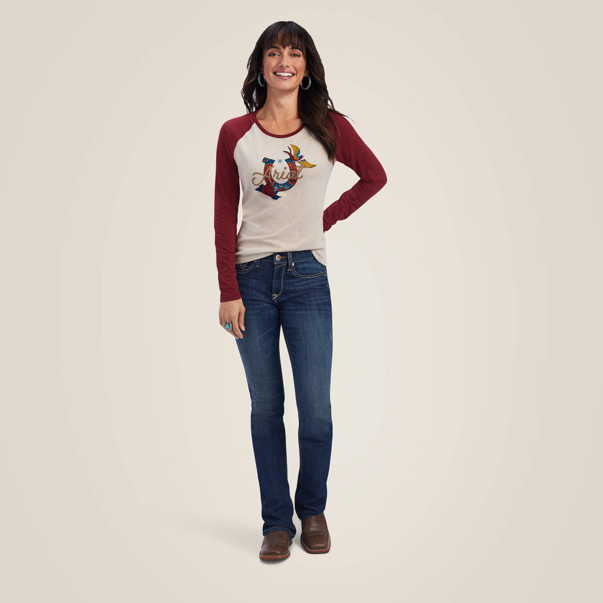 Ariat Women's REAL Ropey Rose Shirt