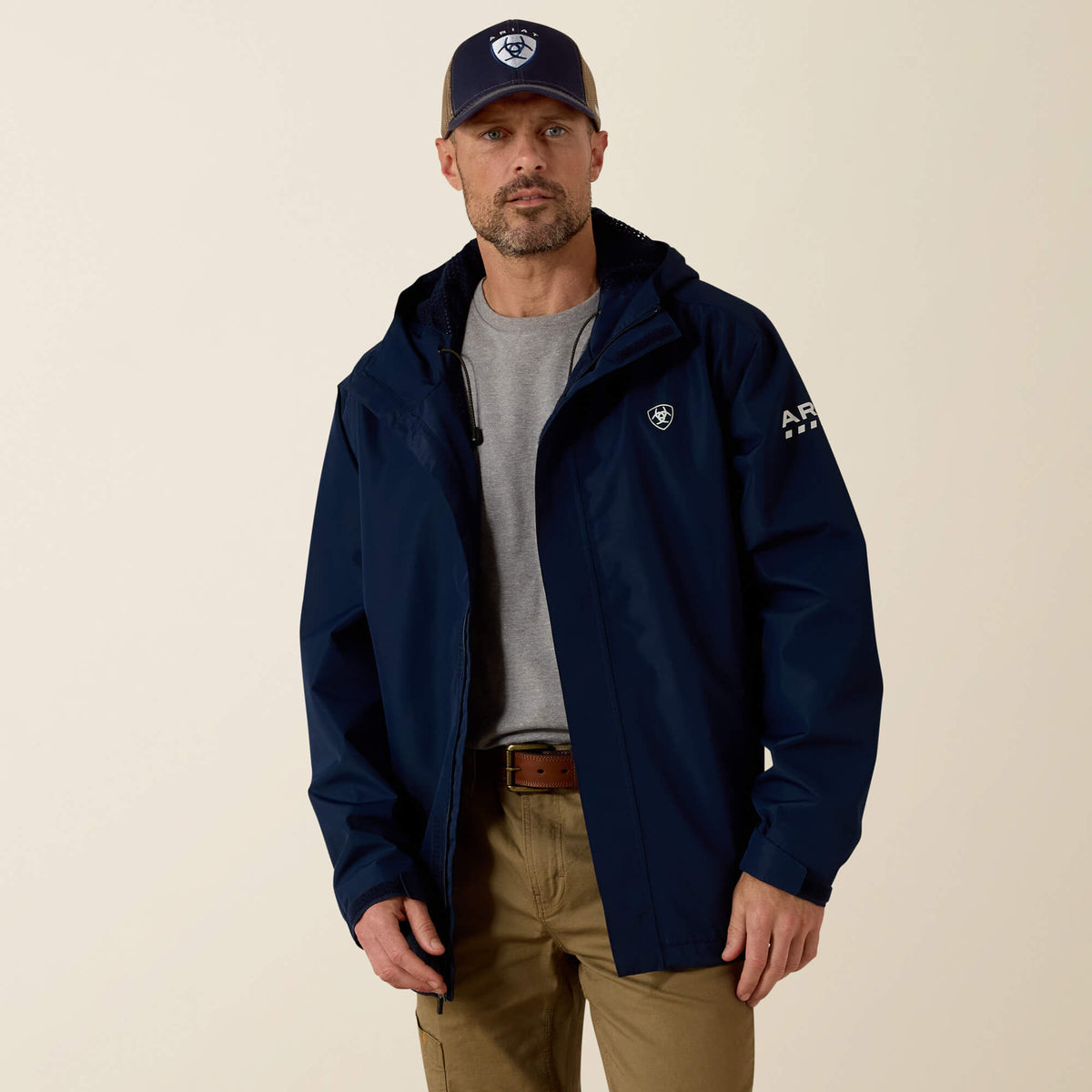 Ariat Men's Rebar Stormshell Lightweight Waterproof Jacket