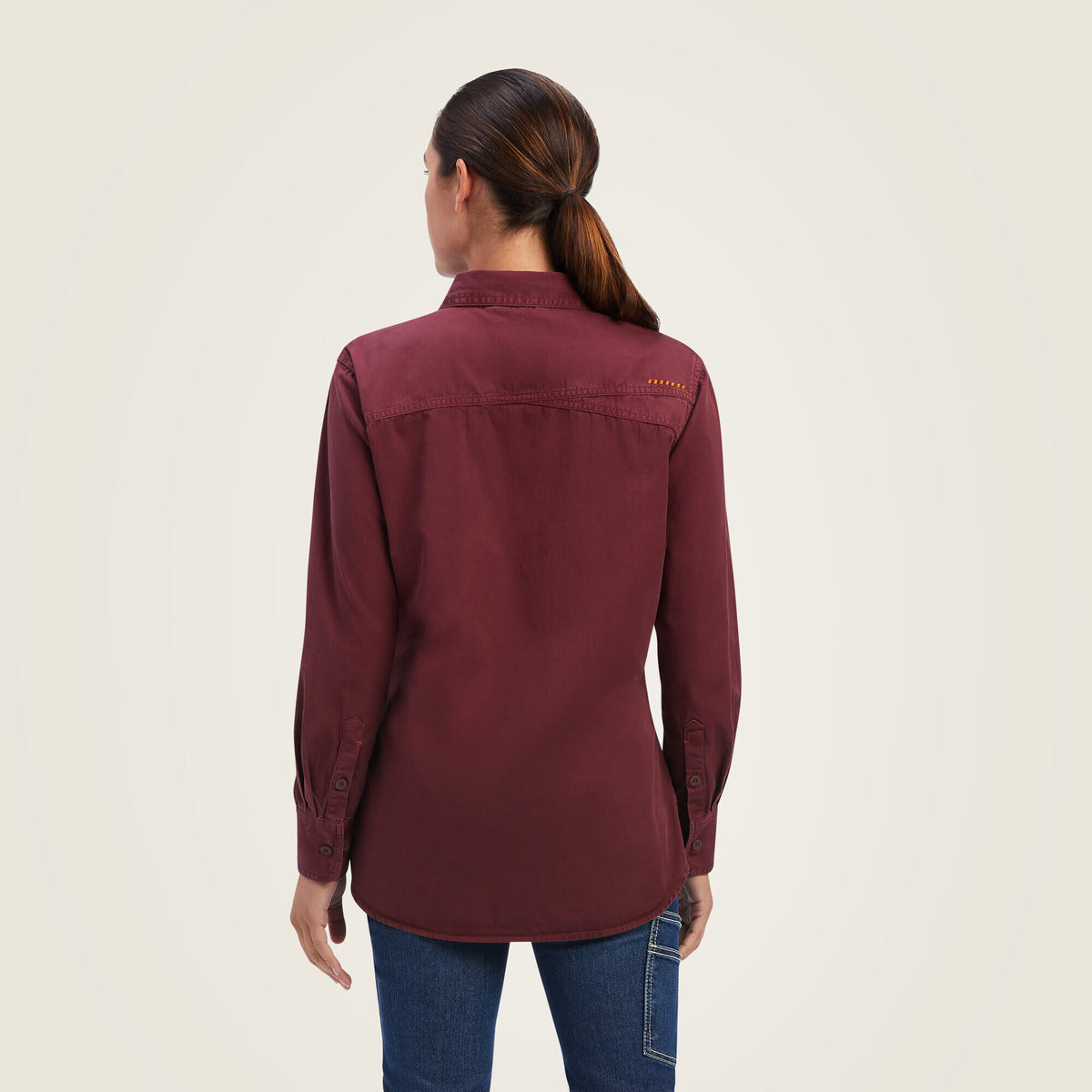 Ariat Women's Rebar Washed Twill Work Shirt