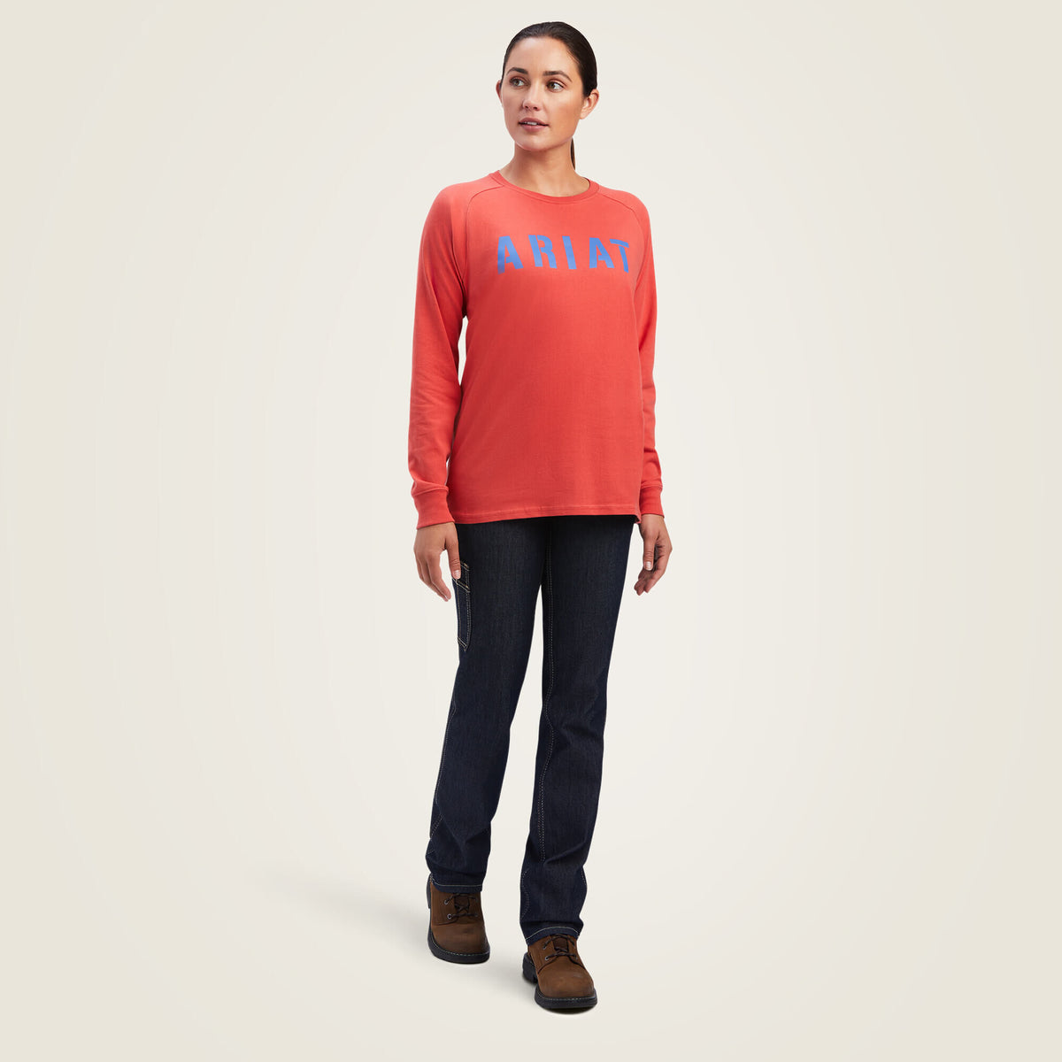 Ariat Women's Rebar Cotton Strong Block T-Shirt