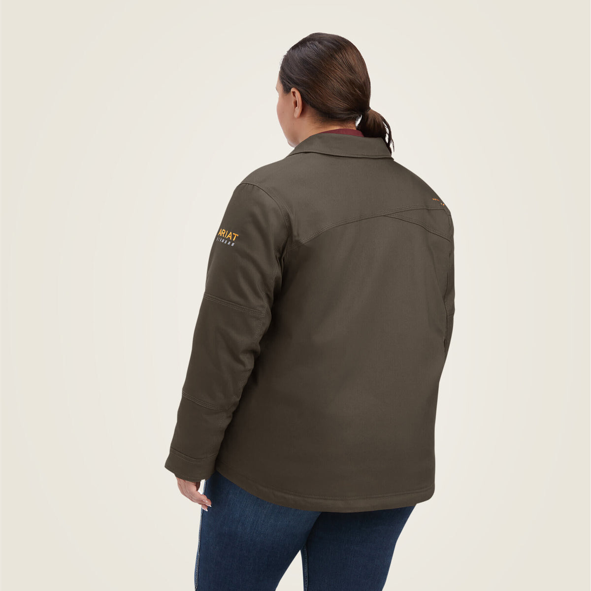 Ariat Women's Rebar DuraCanvas Sherpa-Lined Coat