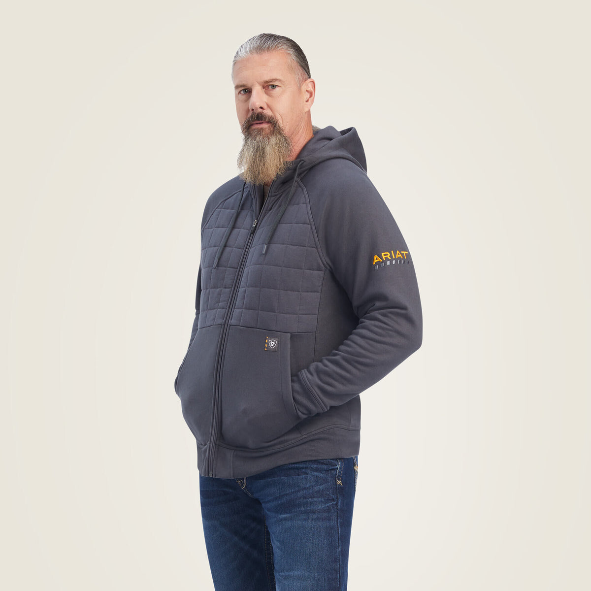 Ariat Men's Rebar Regulator Full Zip Hoodie