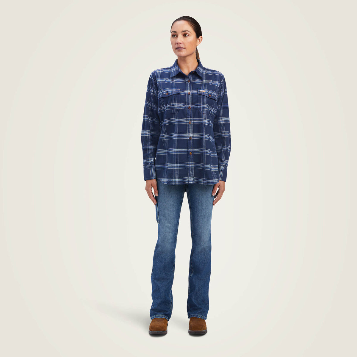 Ariat Women's Rebar Flannel DuraStretch Work Shirt