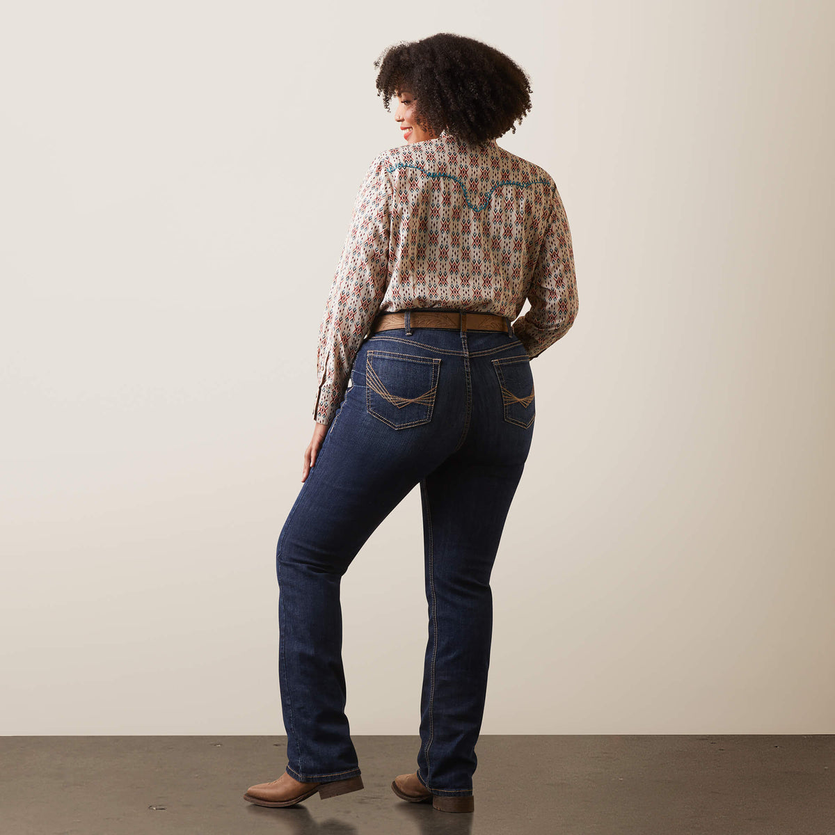 Ariat Women's R.E.A.L. Perfect Rise Greta Straight Jean
