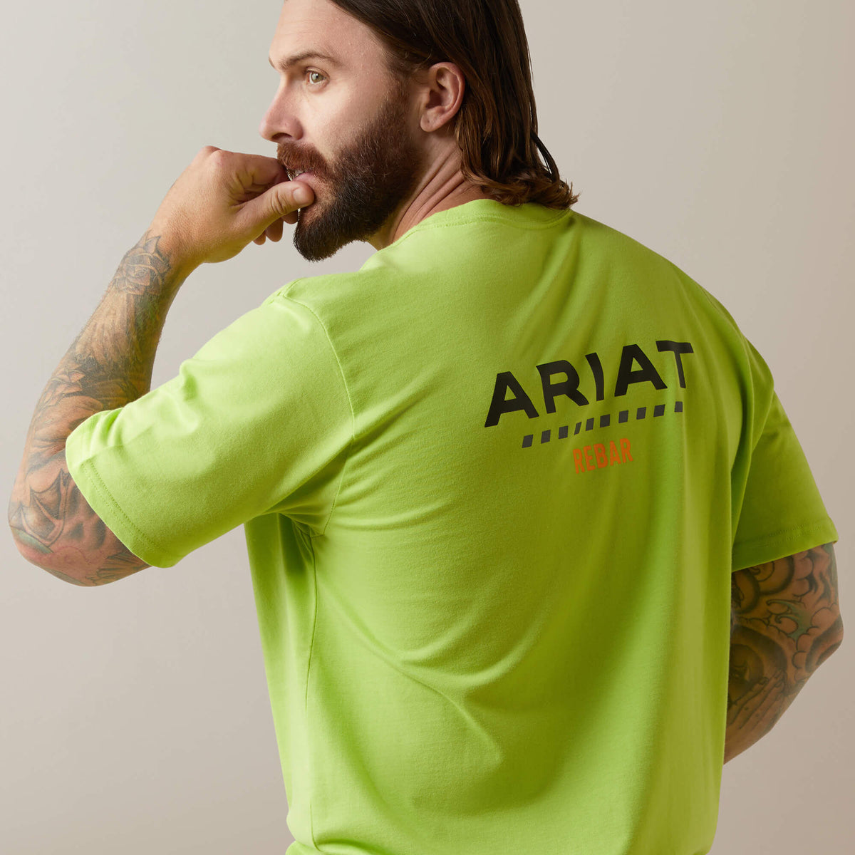 Ariat Men's Rebar Cotton Strong Logo T-Shirt