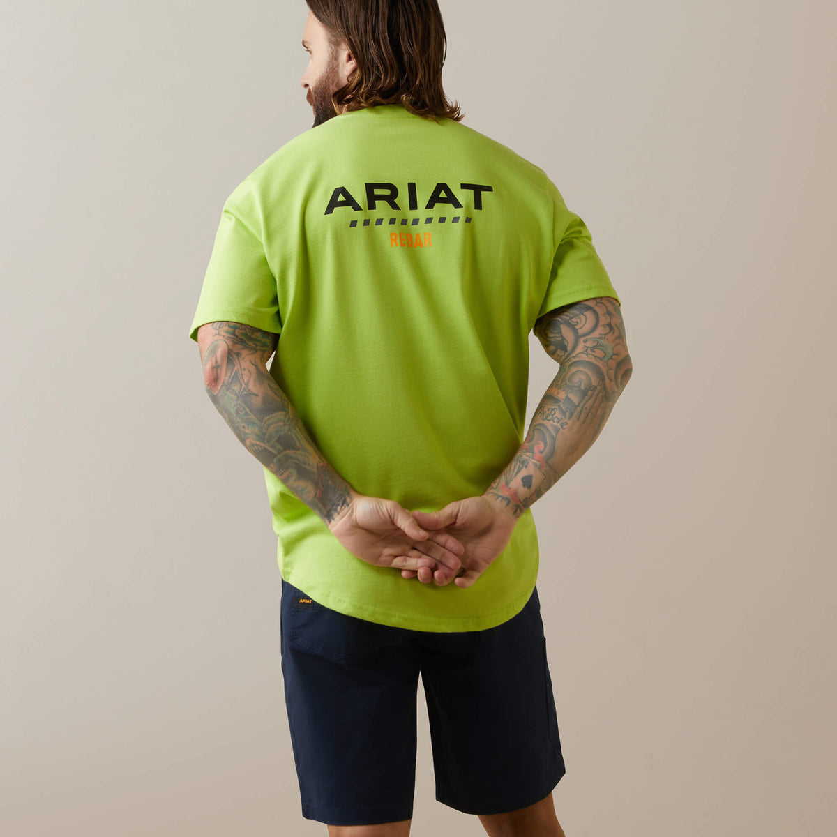 Ariat Men's Rebar Cotton Strong Logo T-Shirt
