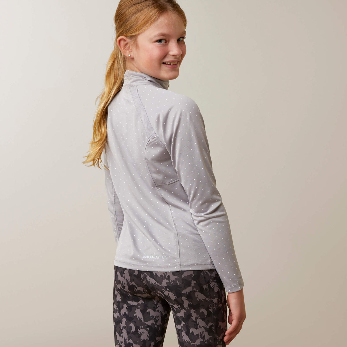 Ariat Kids' Sunstopper 2.0 1/4 Zip Baselayer