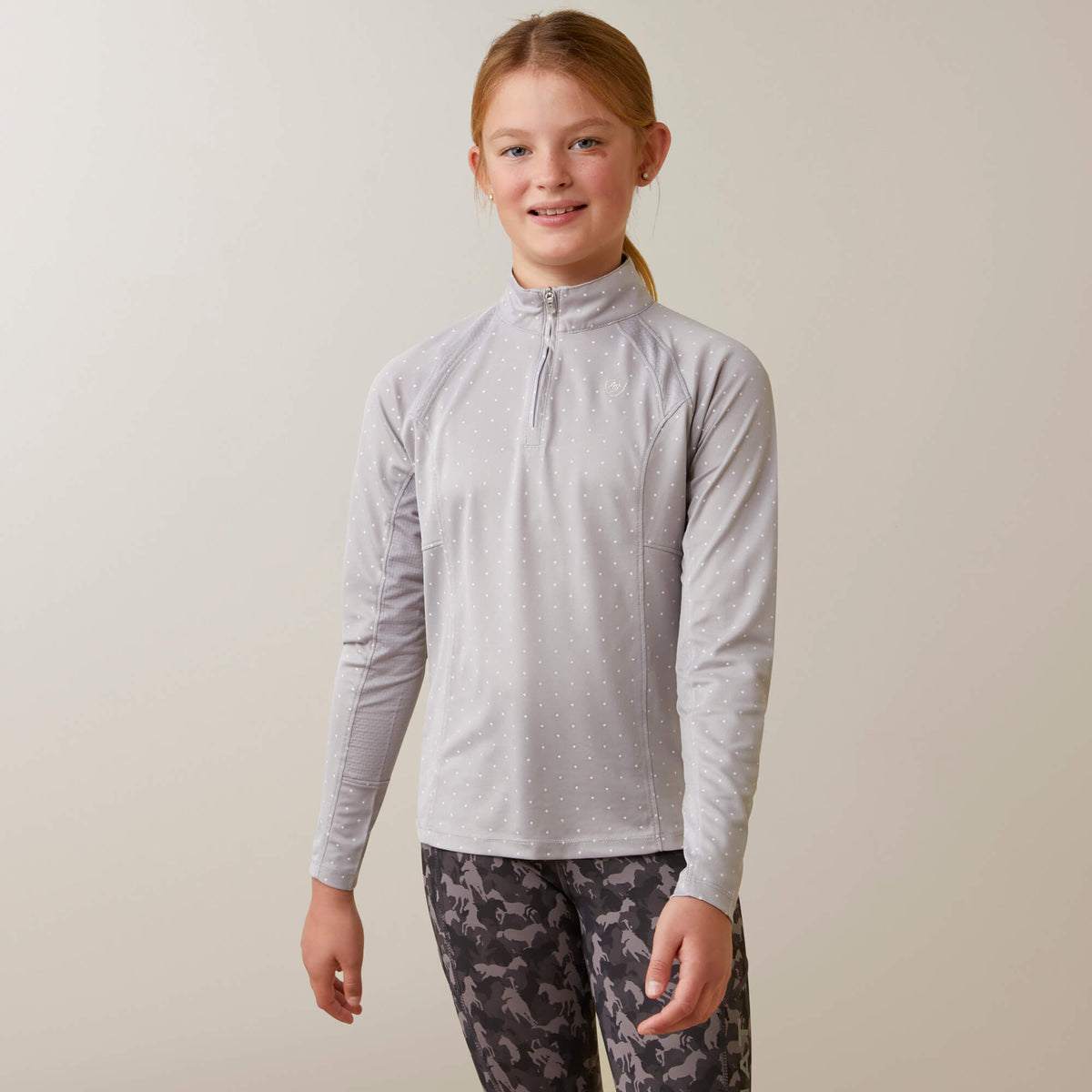 Ariat Kids' Sunstopper 2.0 1/4 Zip Baselayer