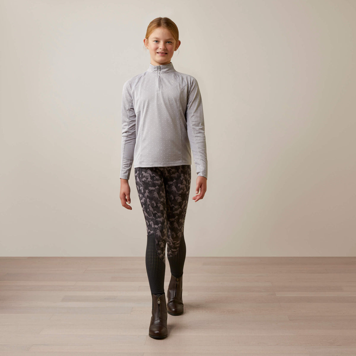 Ariat Kids' Sunstopper 2.0 1/4 Zip Baselayer