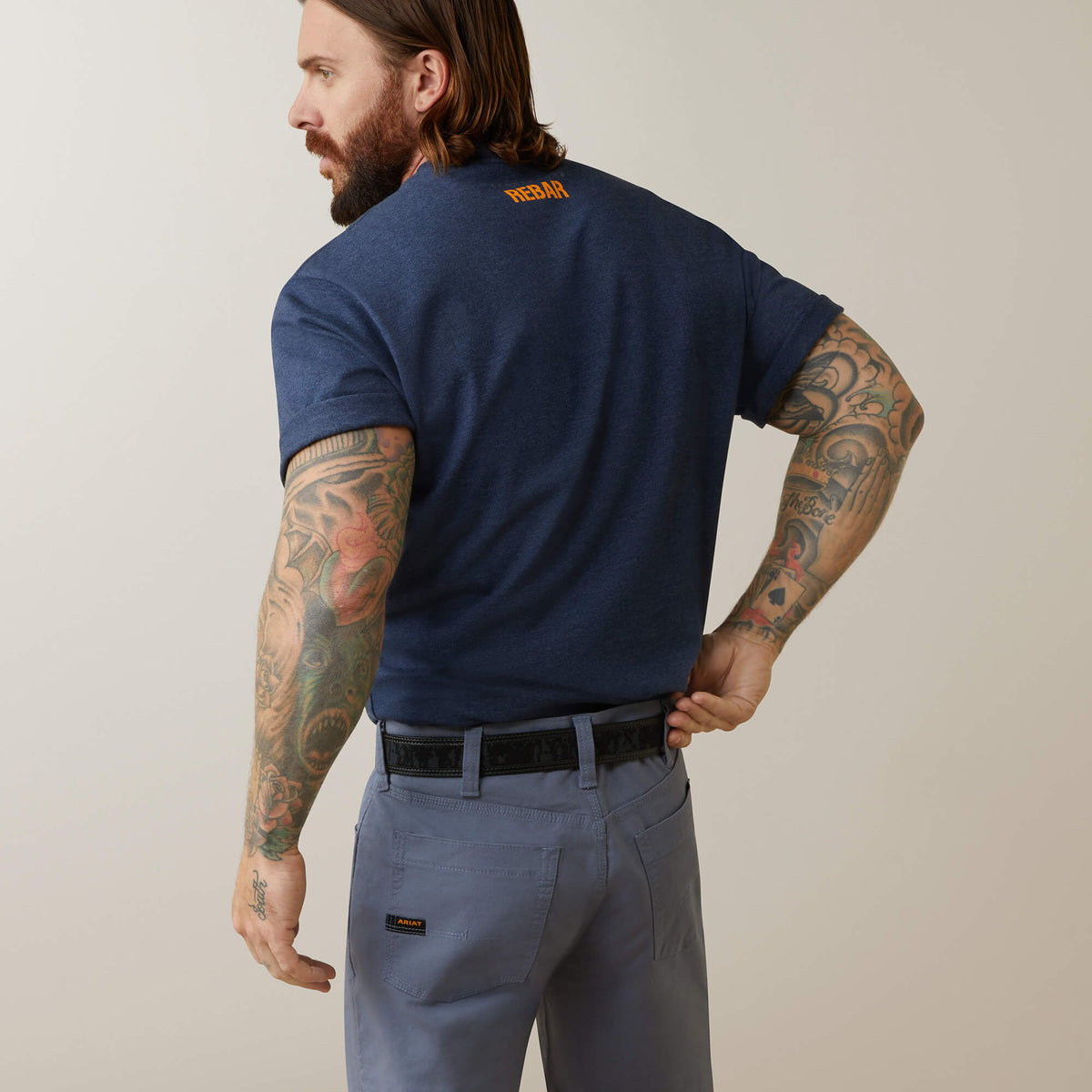 Ariat Men's Rebar Cotton Strong Block
