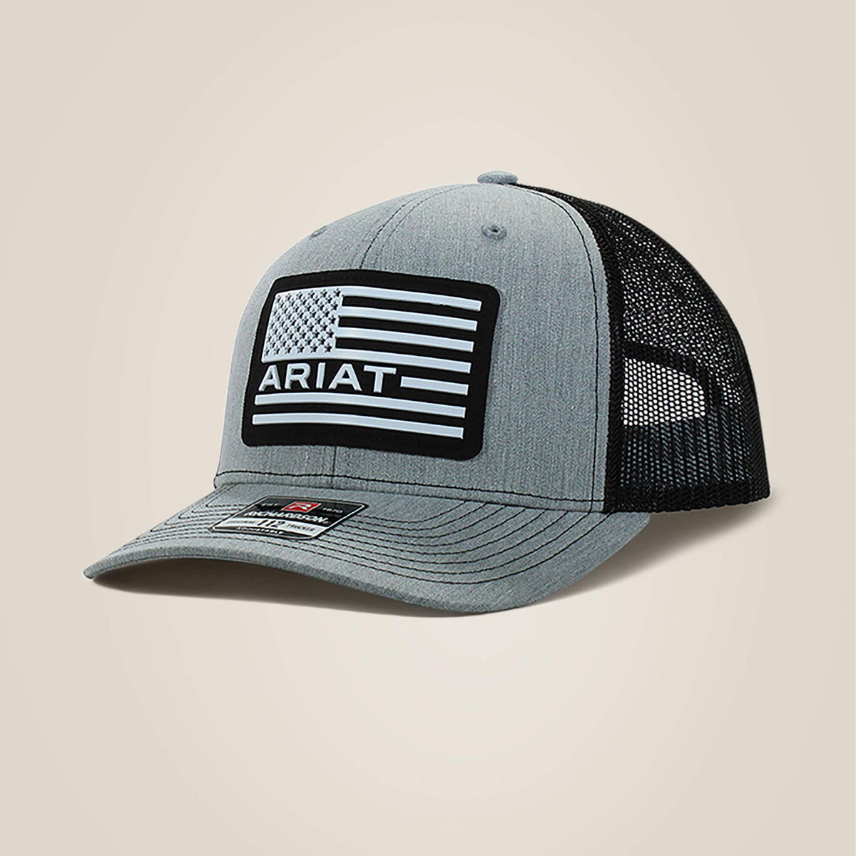 Ariat Men's Usa flag patch logo cap